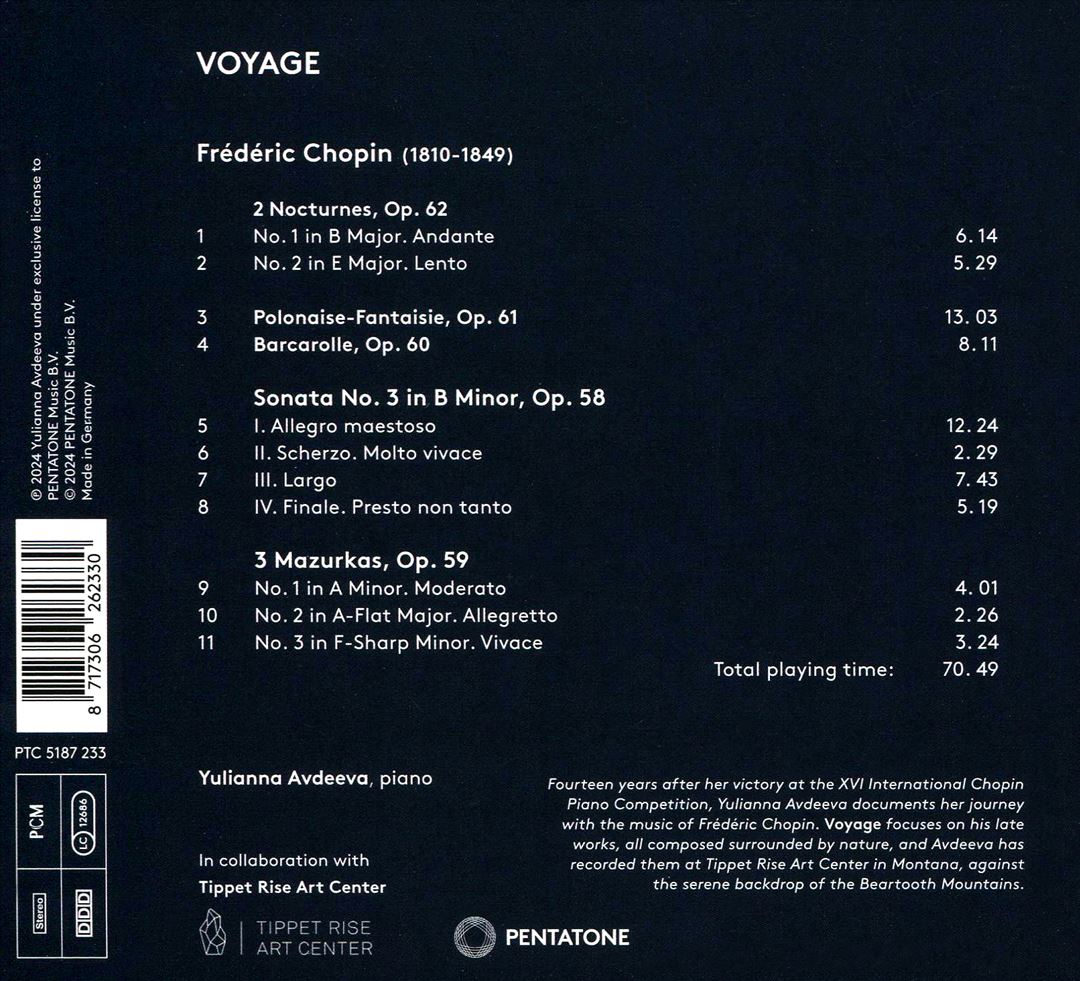 Chopin: Voyage cover art