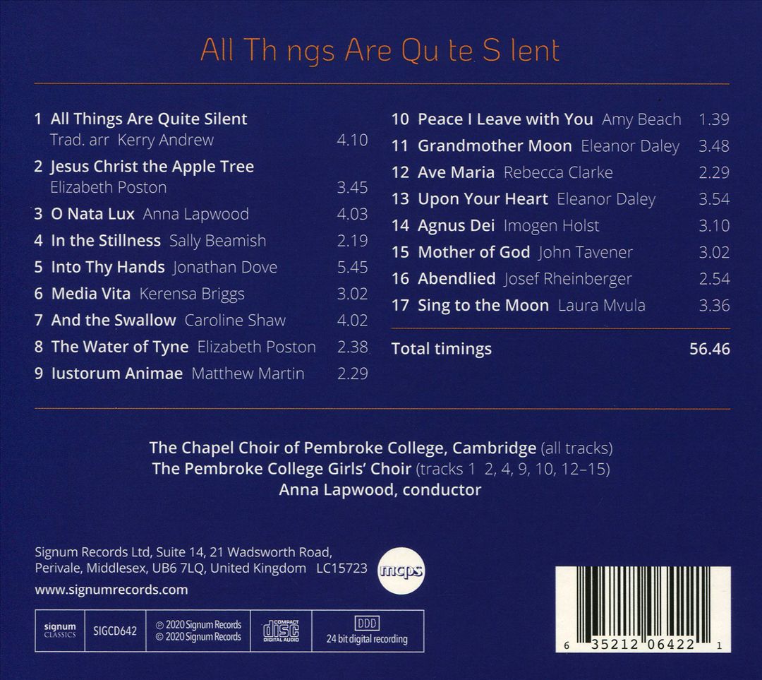All Things are Quite Silent cover art