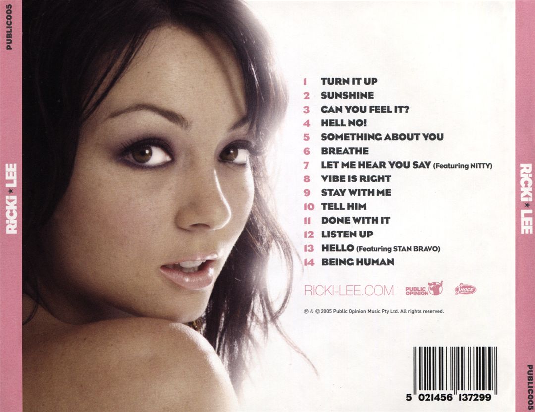 Ricki-Lee cover art