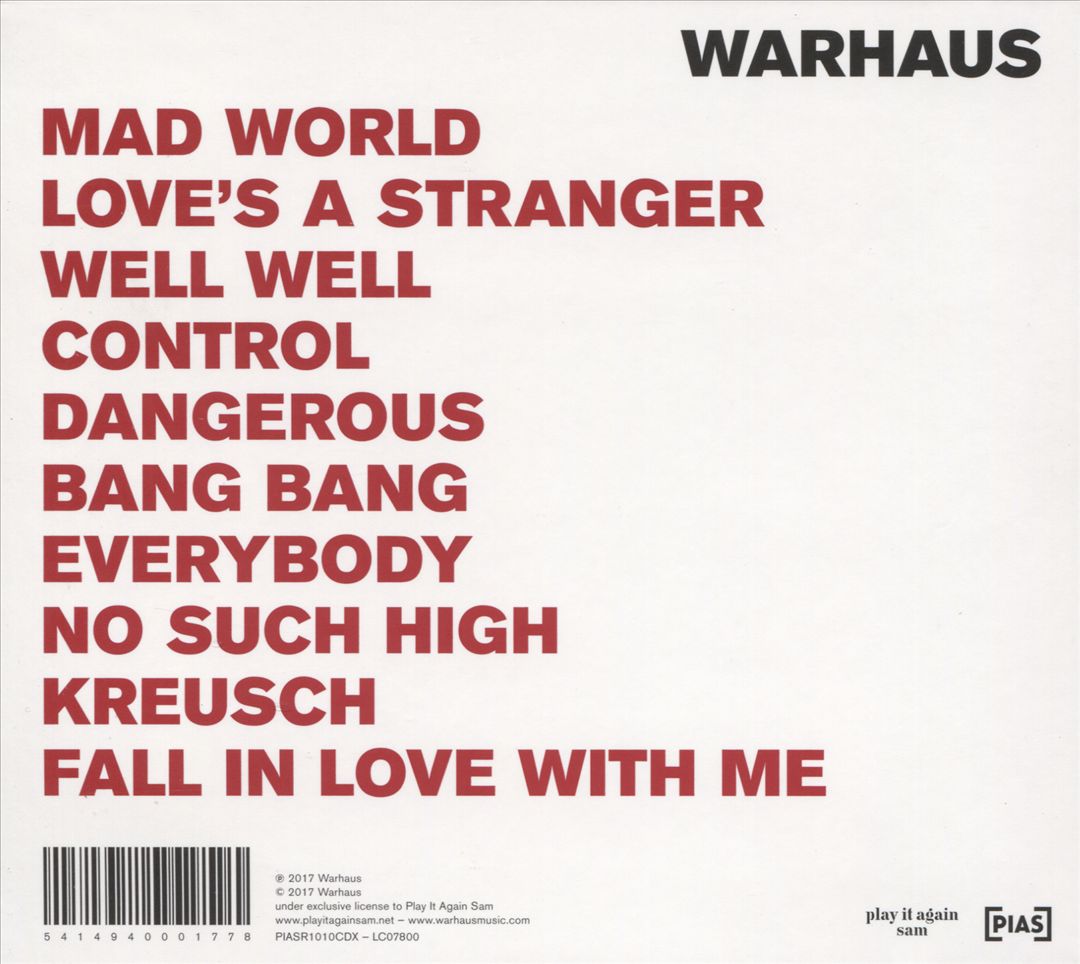 Warhaus cover art
