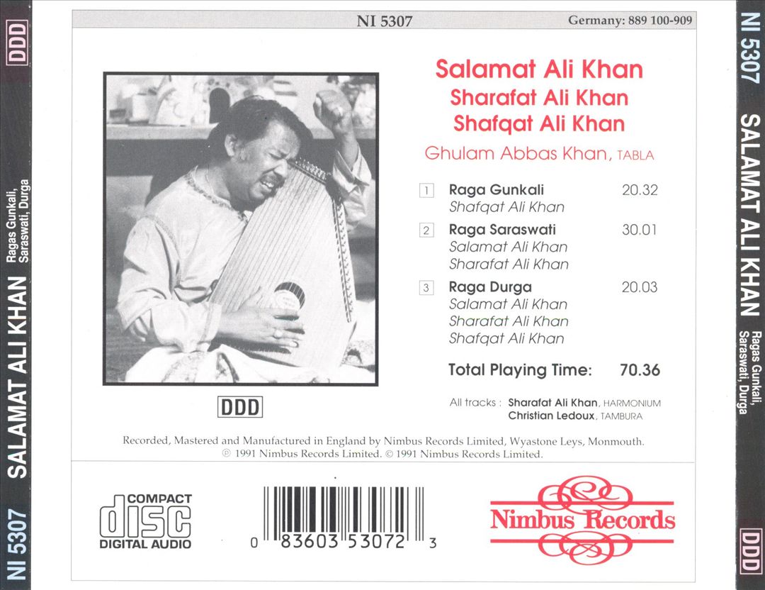 Salamat Ali Khan cover art