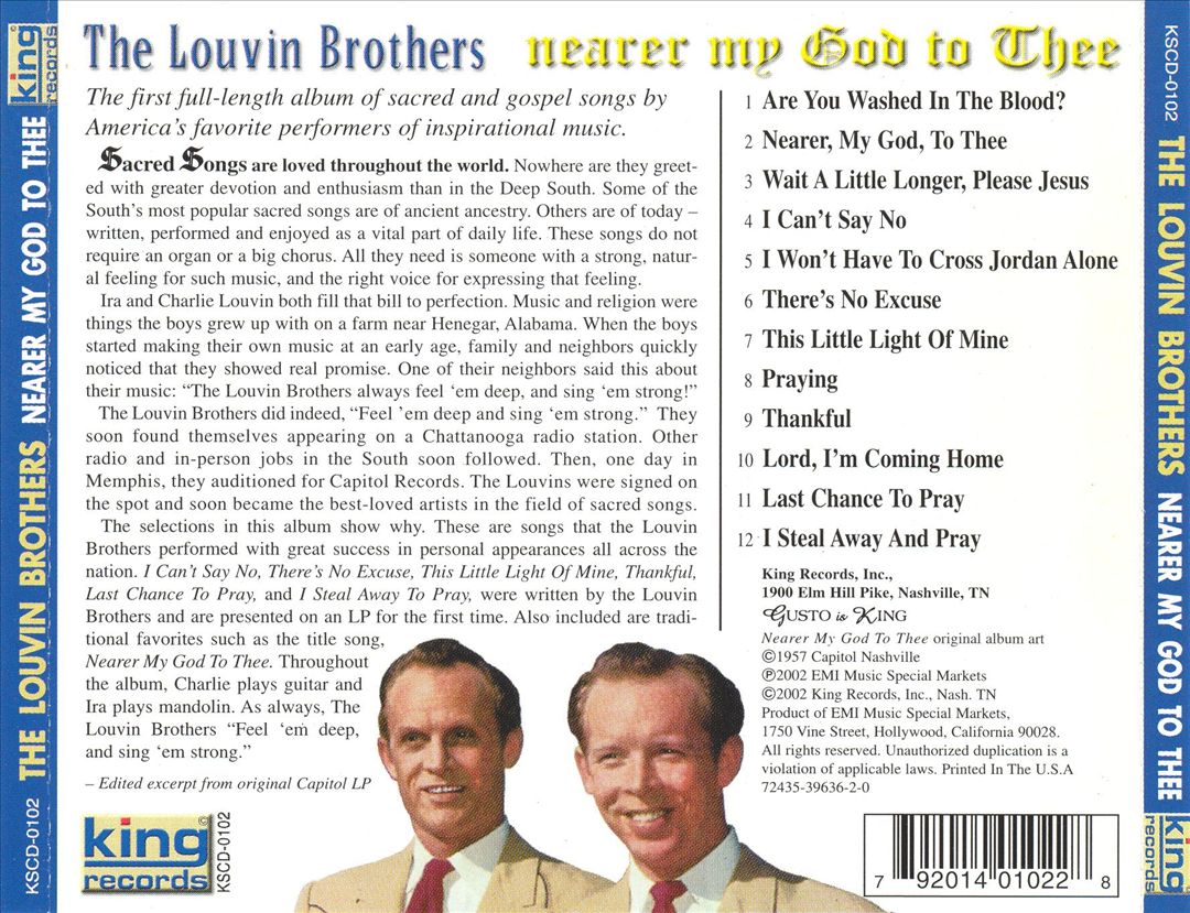 Nearer My God to Thee cover art