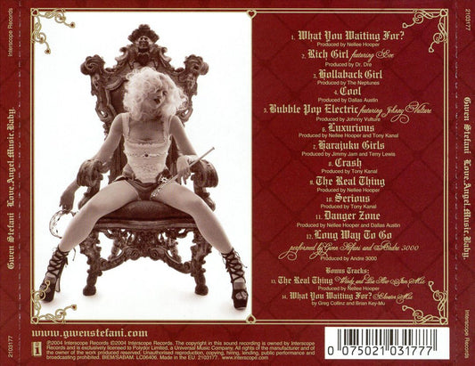 Love.Angel.Music.Baby. [Bonus Tracks] cover art
