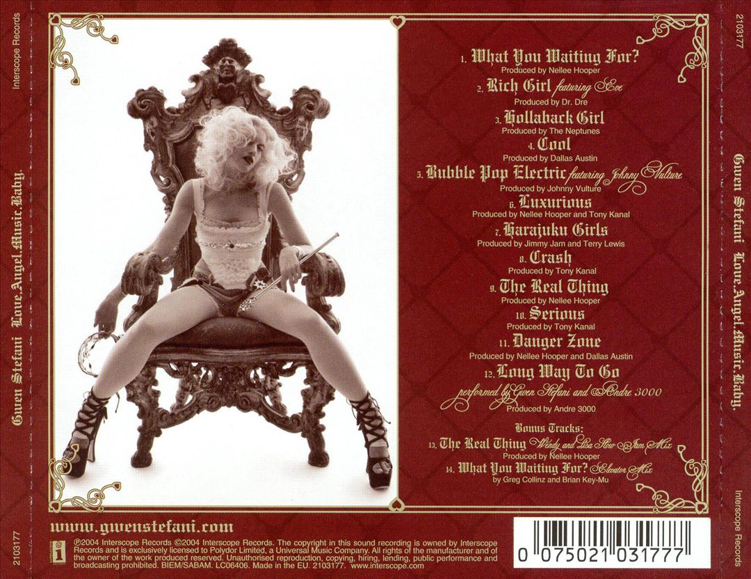 Love.Angel.Music.Baby. [Bonus Tracks] cover art