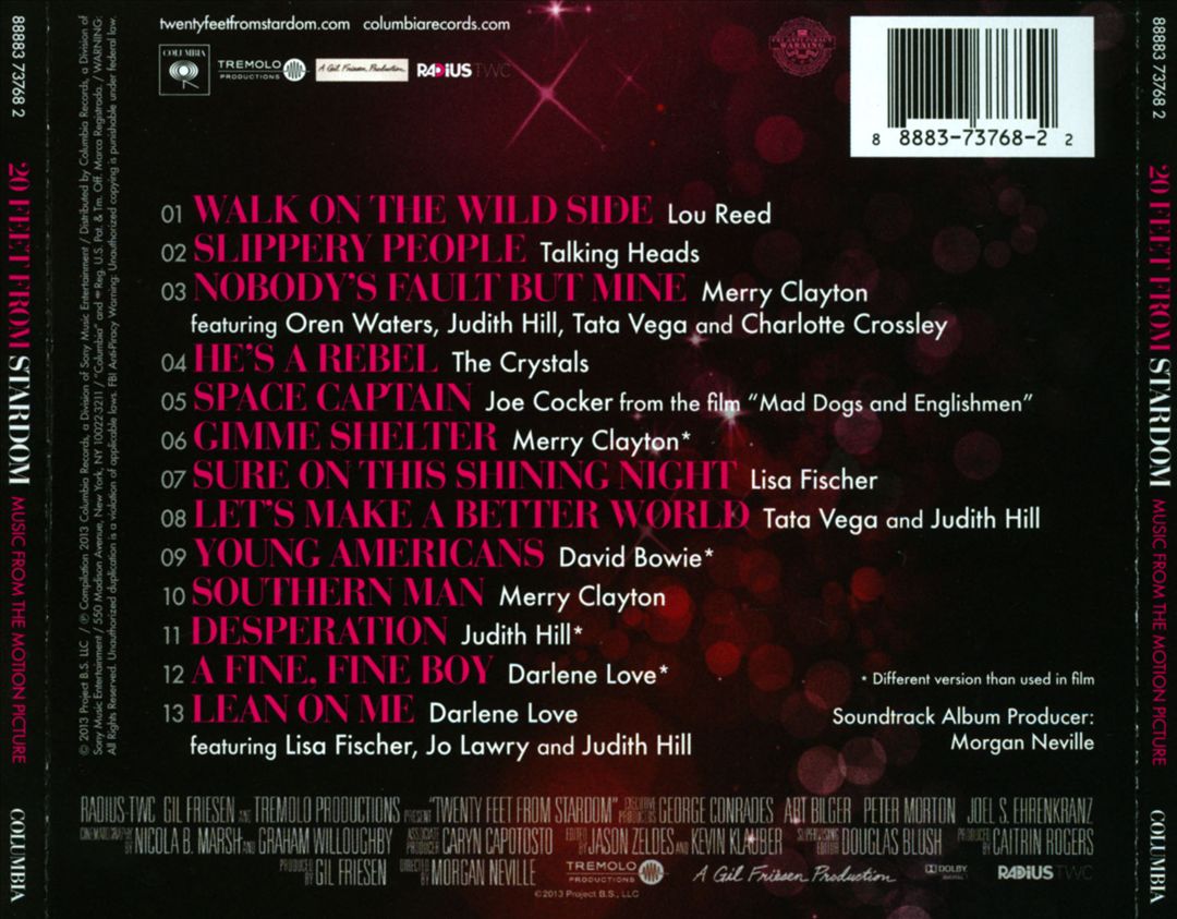20 Feet from Stardom [Original Motion Picture Soundtrack] cover art