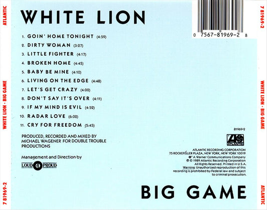 Big Game cover art