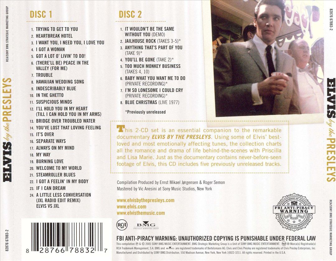 Elvis by the Presleys cover art