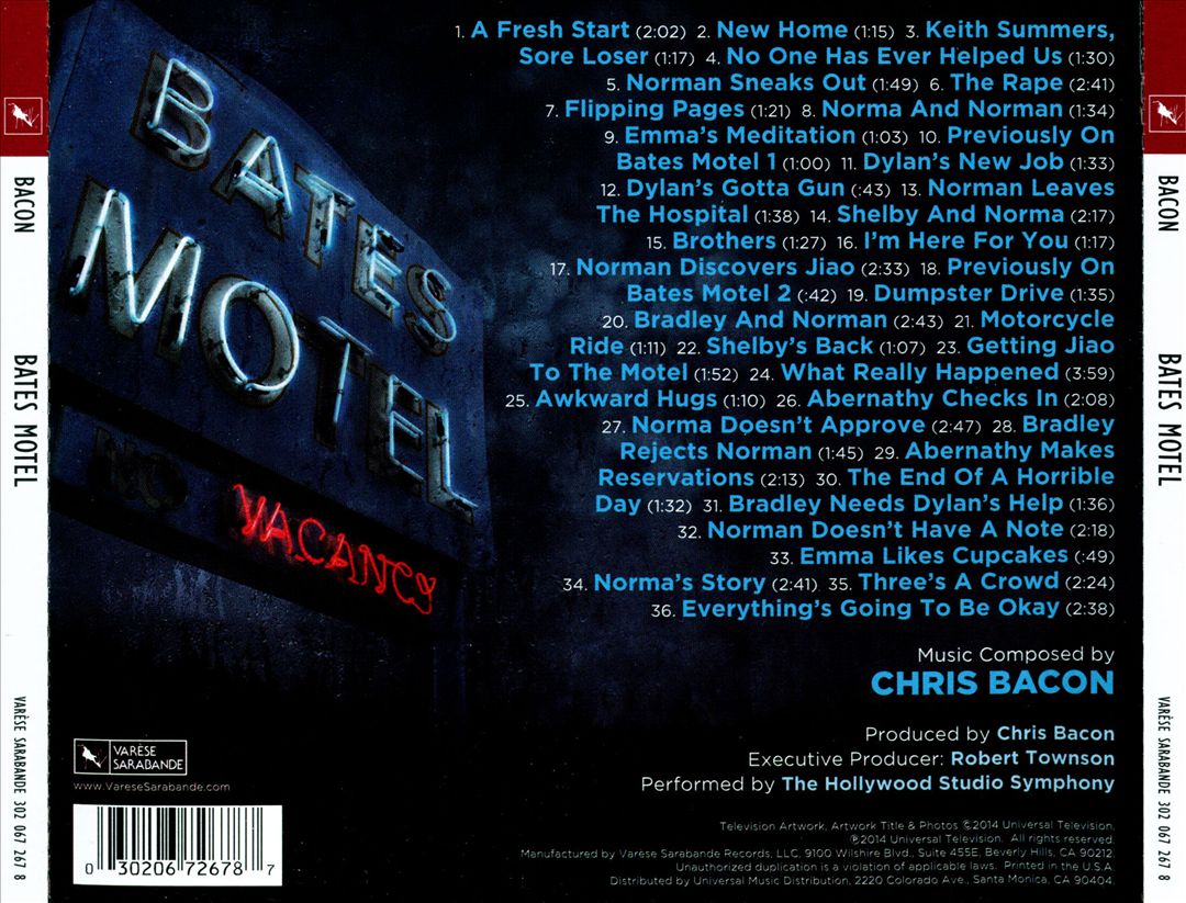 Bates Motel [Original Television Soundtrack] cover art