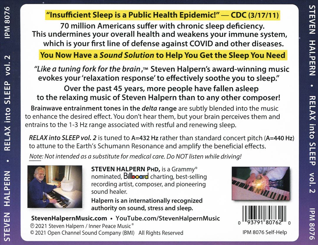 Relax Into Sleep at the Speed of Sound, Vol. 2 cover art