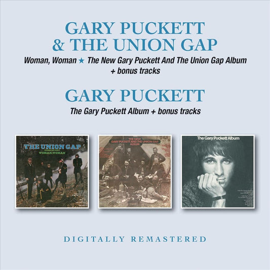 Woman, Woman/The New Gary Puckett and the Union Gap Album/The Gary Puckett Album cover art