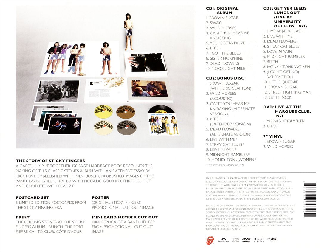 Sticky Fingers [Deluxe] [CD/DVD] cover art
