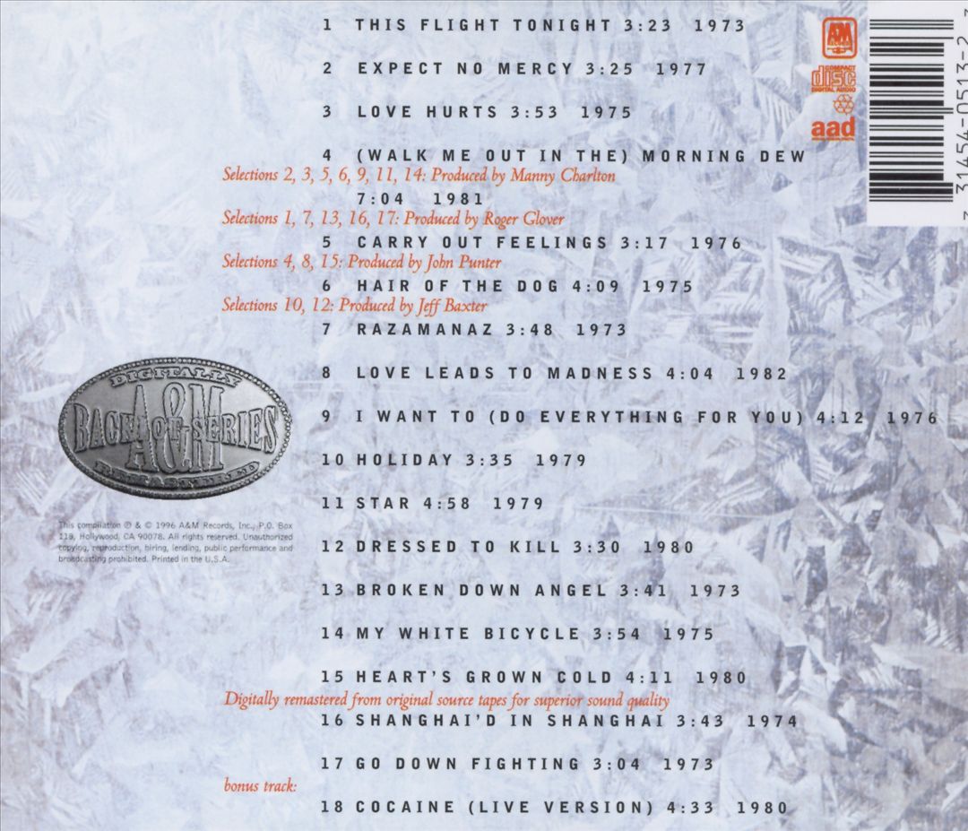 Greatest Hits [A&M 1996] cover art