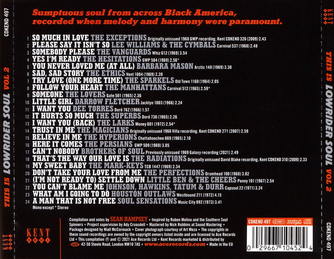 This Is Lowrider Soul, Vol. 2 cover art