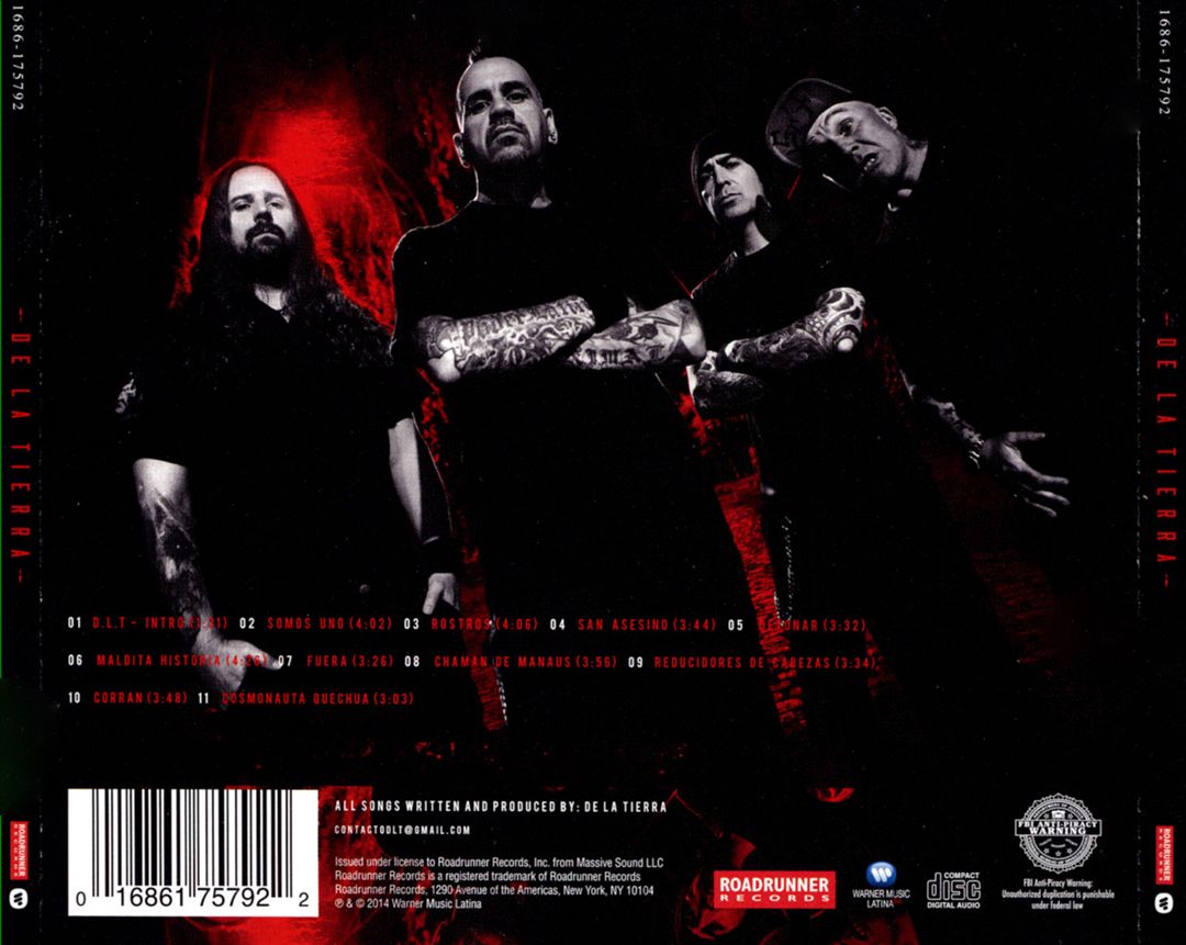 De la Tierra cover art