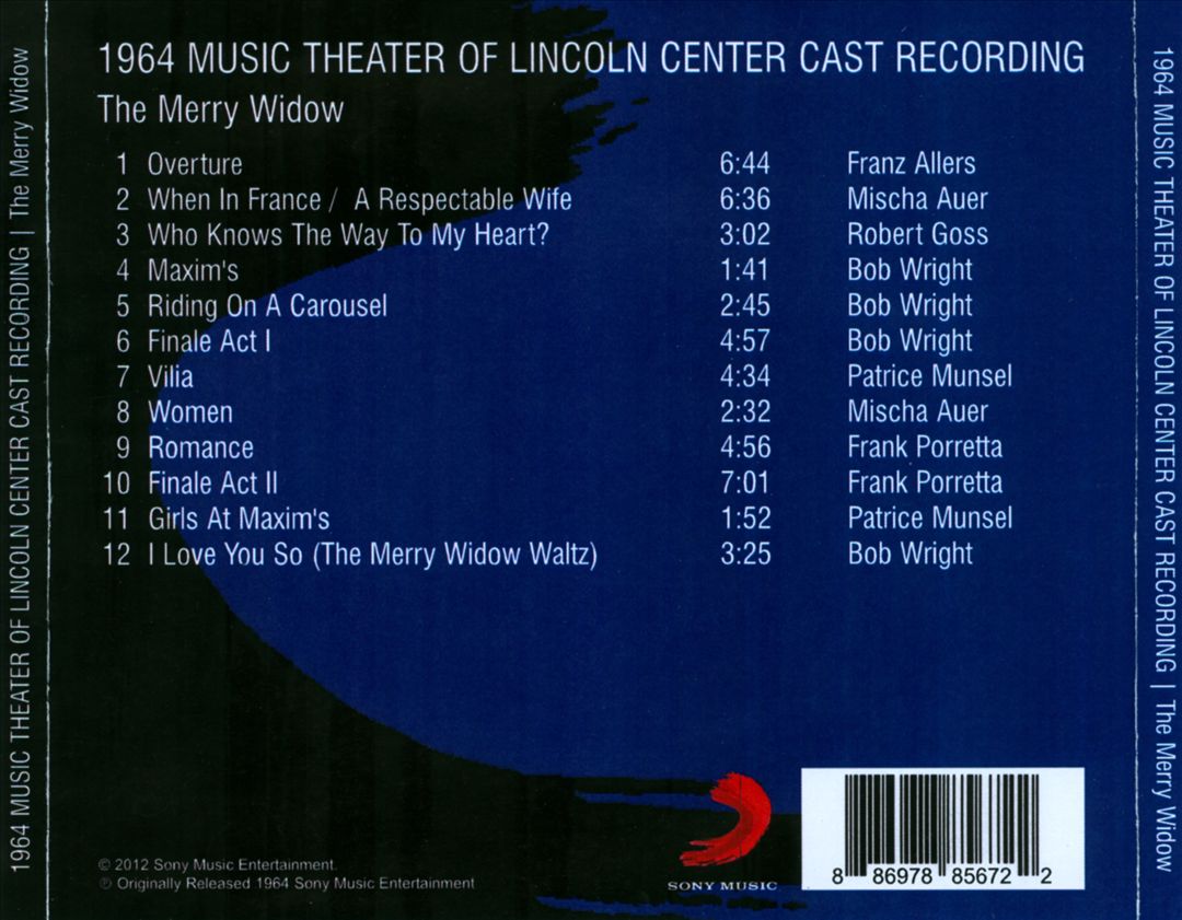 Lehár: The Merry Widow cover art