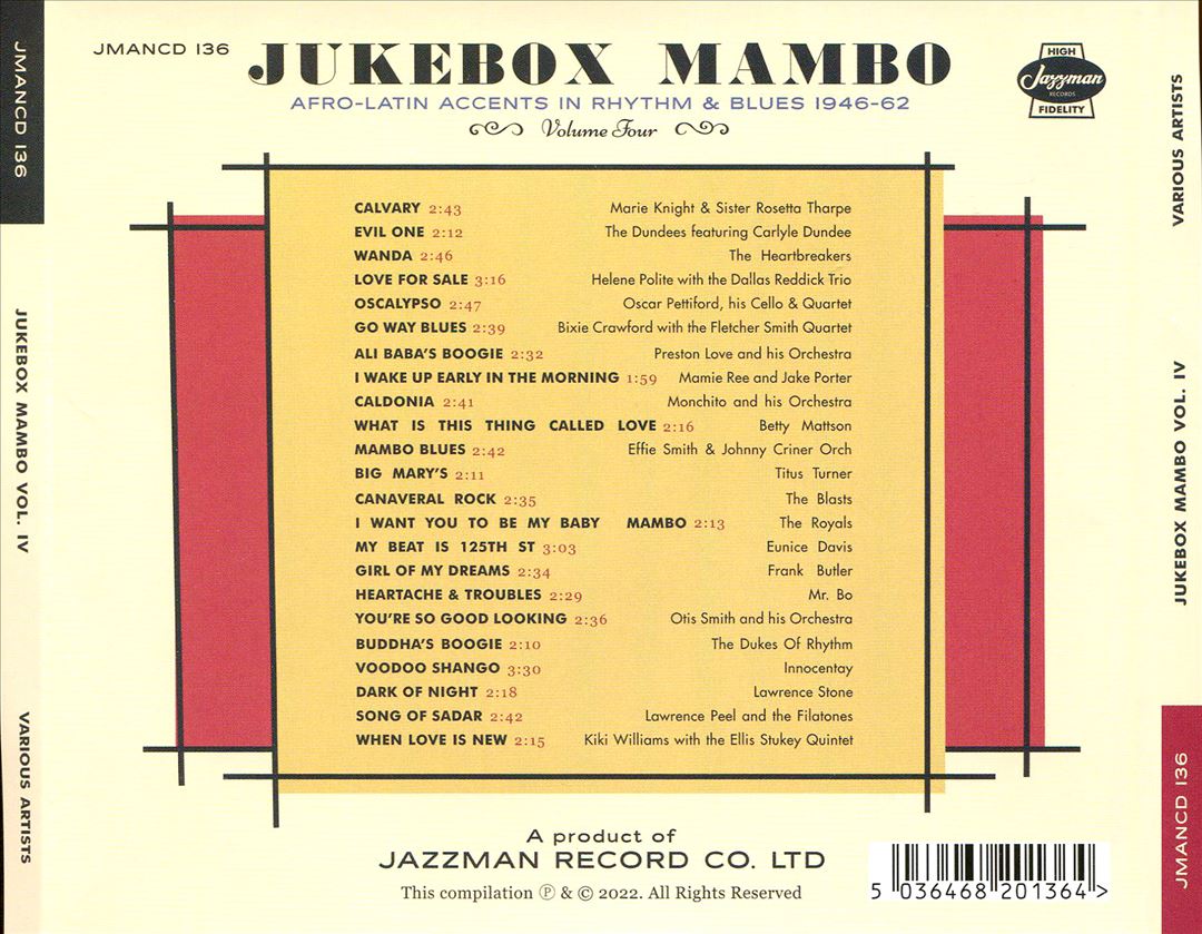 Jukebox Mambo,, Vol. IV: Afro-L cover art