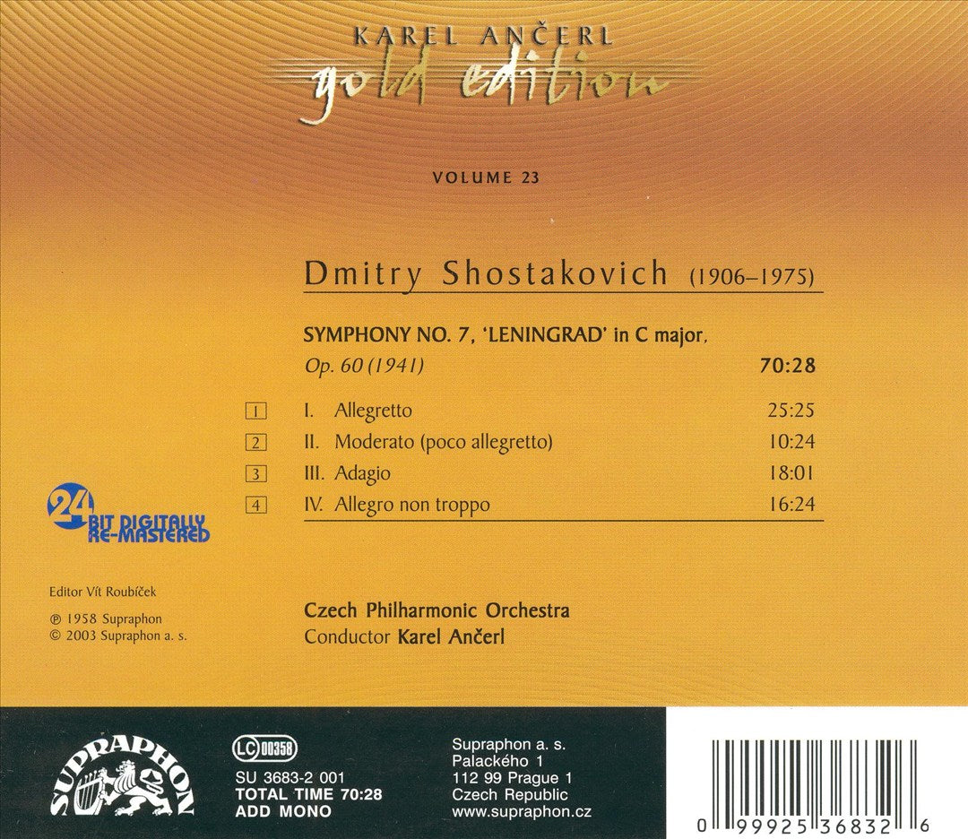 Shostakovich: Symphony No. 7 ("Leningrad") cover art