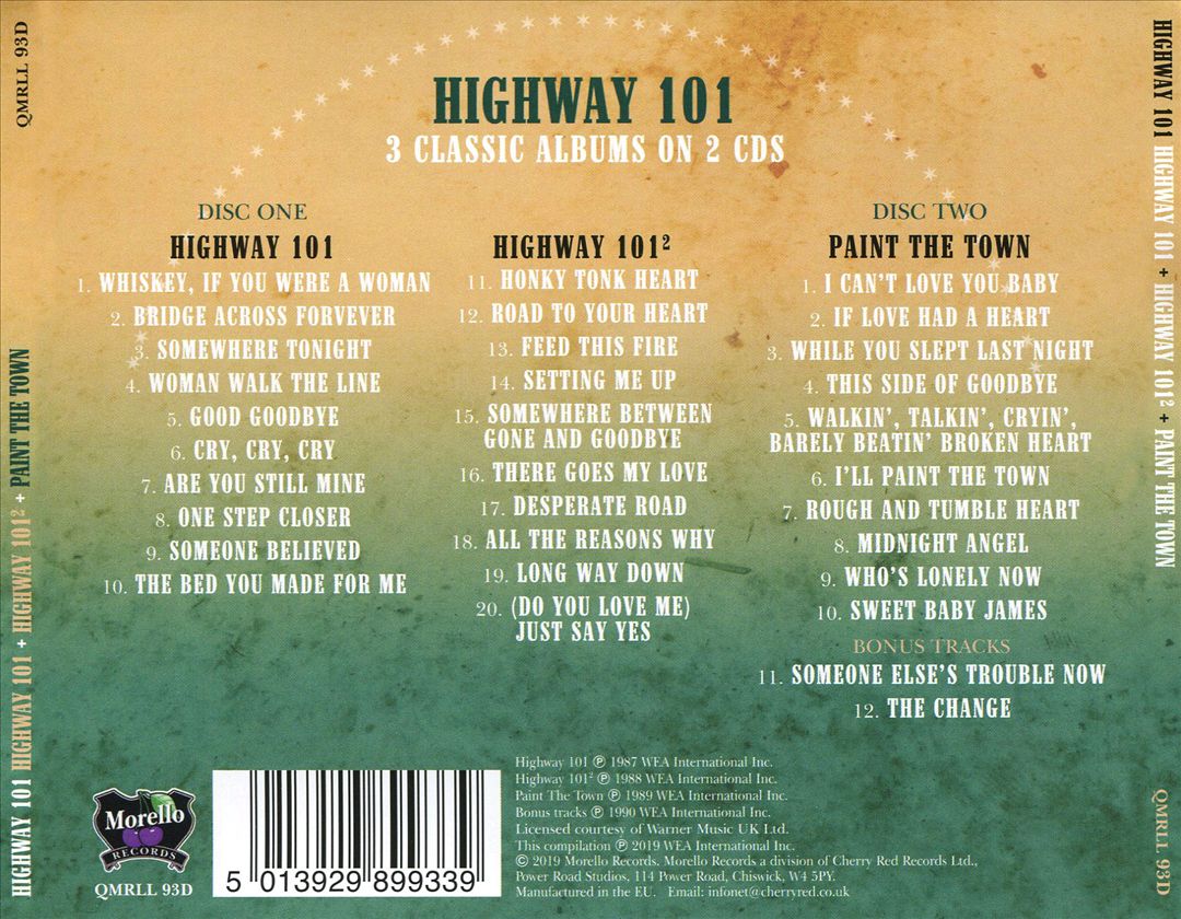Highway 101/Highway 101²/Paint The Town cover art