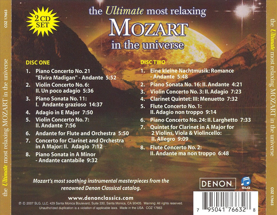 Ultimate Most Relaxing Mozart in the Universe cover art
