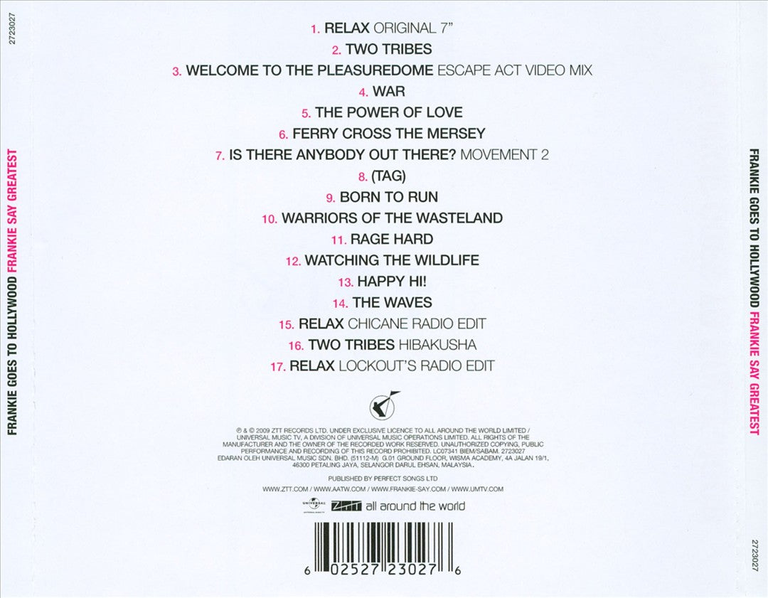 Frankie Say Greatest cover art