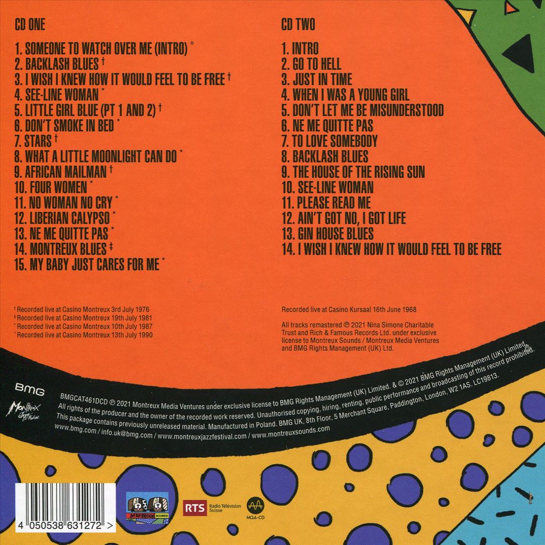 Nina Simone: The Montreux Years cover art