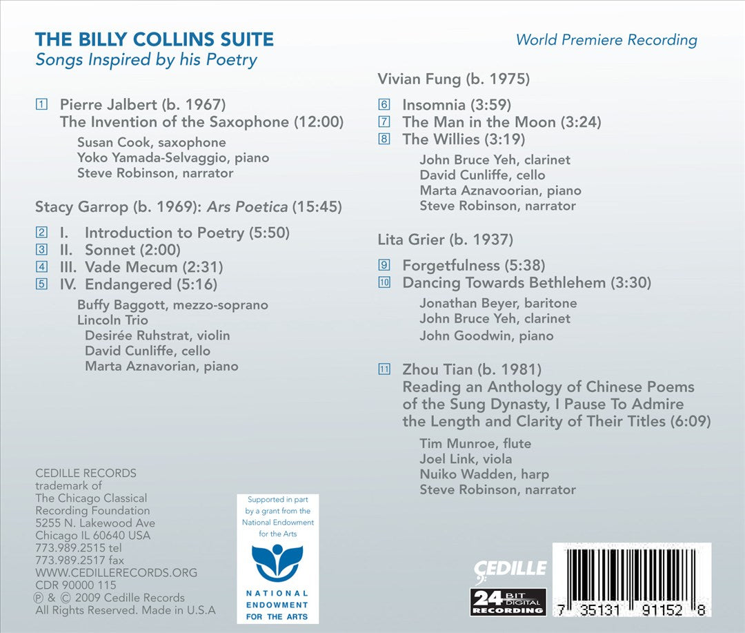 Billy Collins Suite cover art
