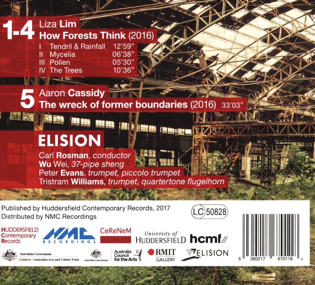 Wreck of Former Boundaries: ELISION Ensemble at 30 cover art