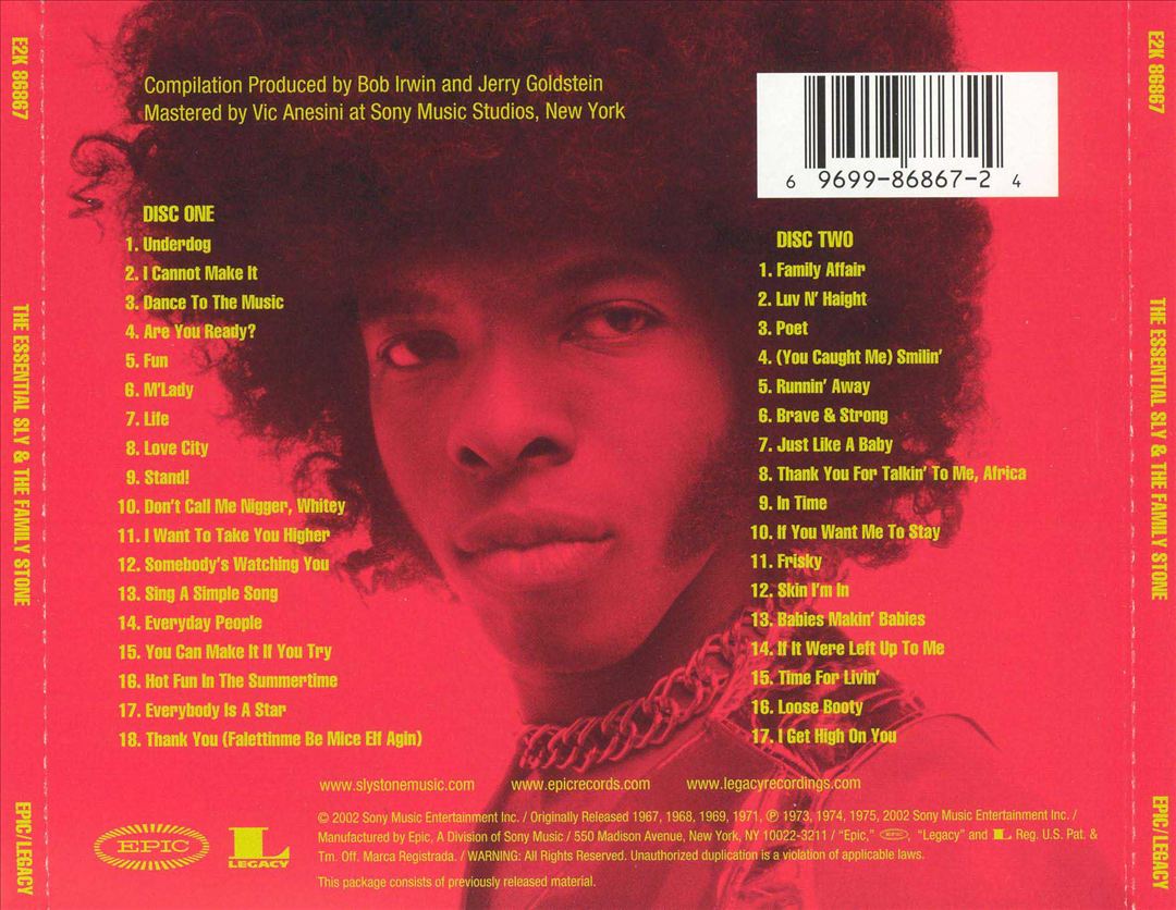 Essential Sly & the Family Stone [Epic/Legacy] cover art
