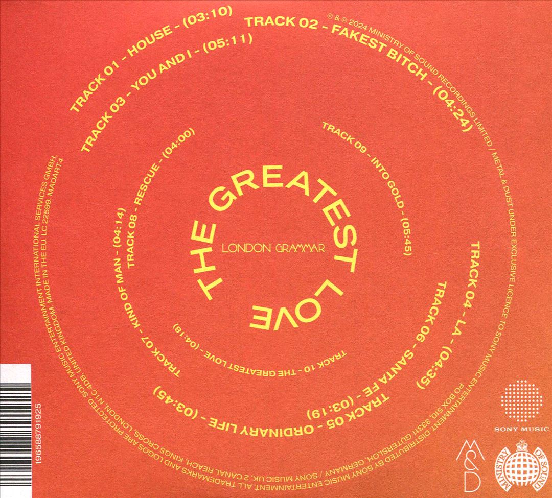 Greatest Love cover art