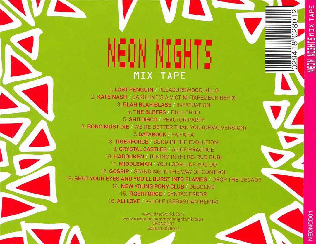 Neon Nights Mixtape cover art