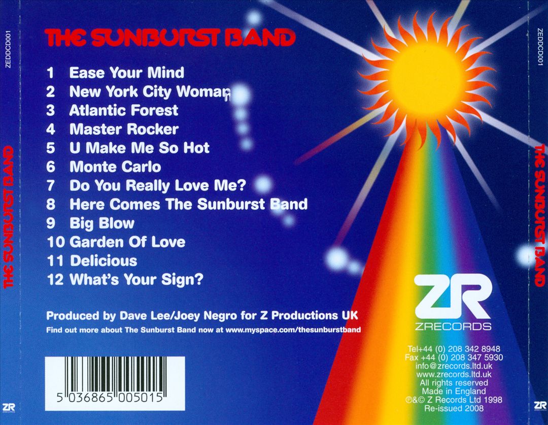 Here Comes the Sunburst Band cover art