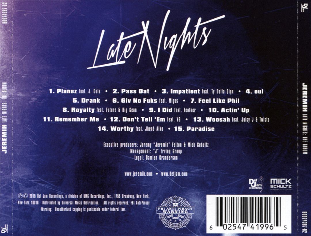 Late Nights: The Album [Clean] cover art