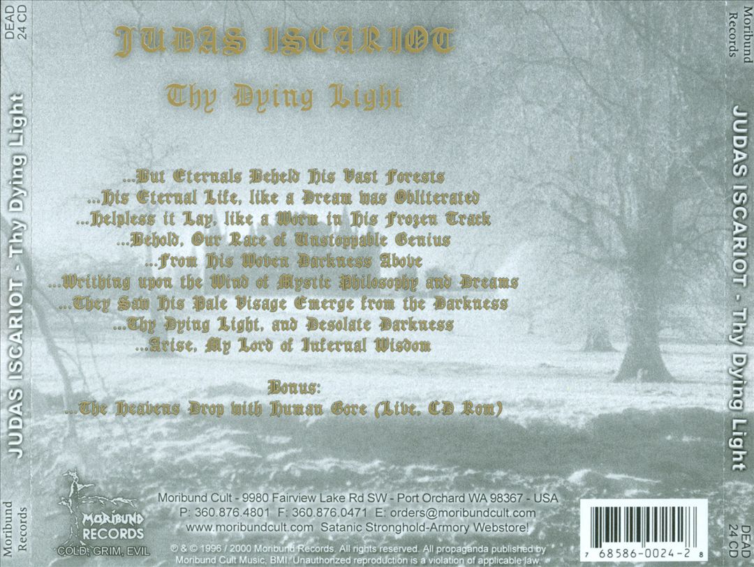 Thy Dying Light cover art