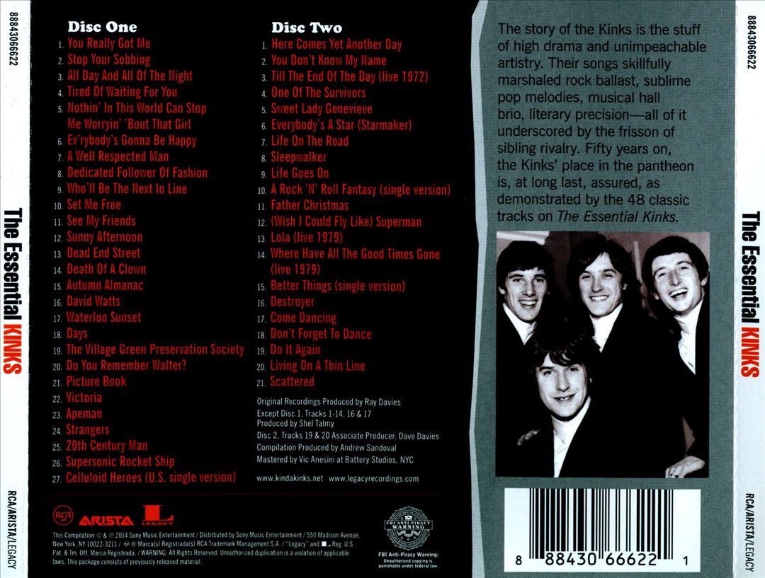 Essential Kinks cover art