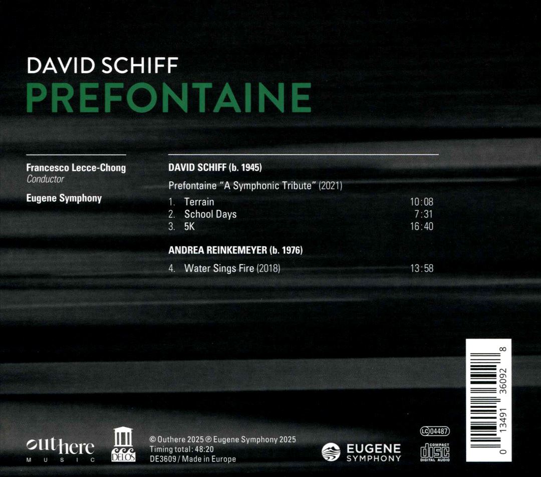David Schiff: Prefontaine cover art