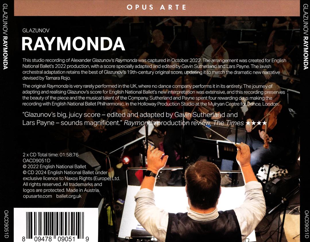 Glazunov: Raymonda cover art