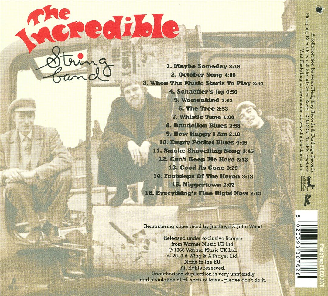 The Incredible String Band [Remastered] cover art