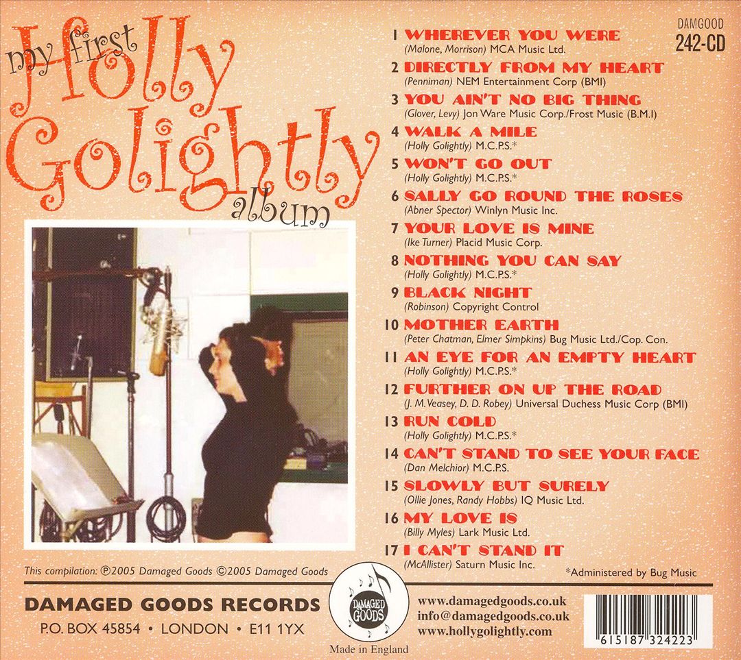 My First Holly Golightly Album cover art
