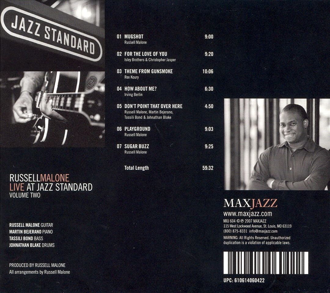 Live at Jazz Standard, Vol. 2 cover art