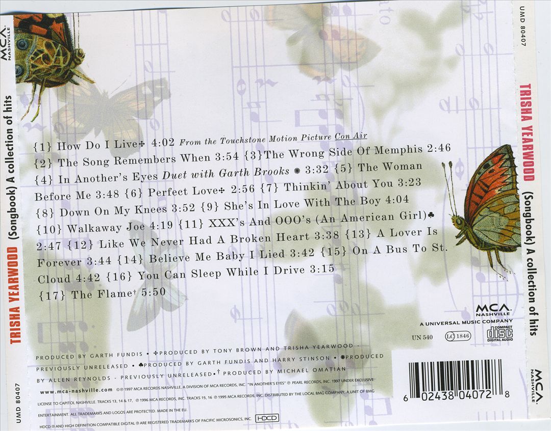 Songbook: A Collection of Hits [Europe] cover art