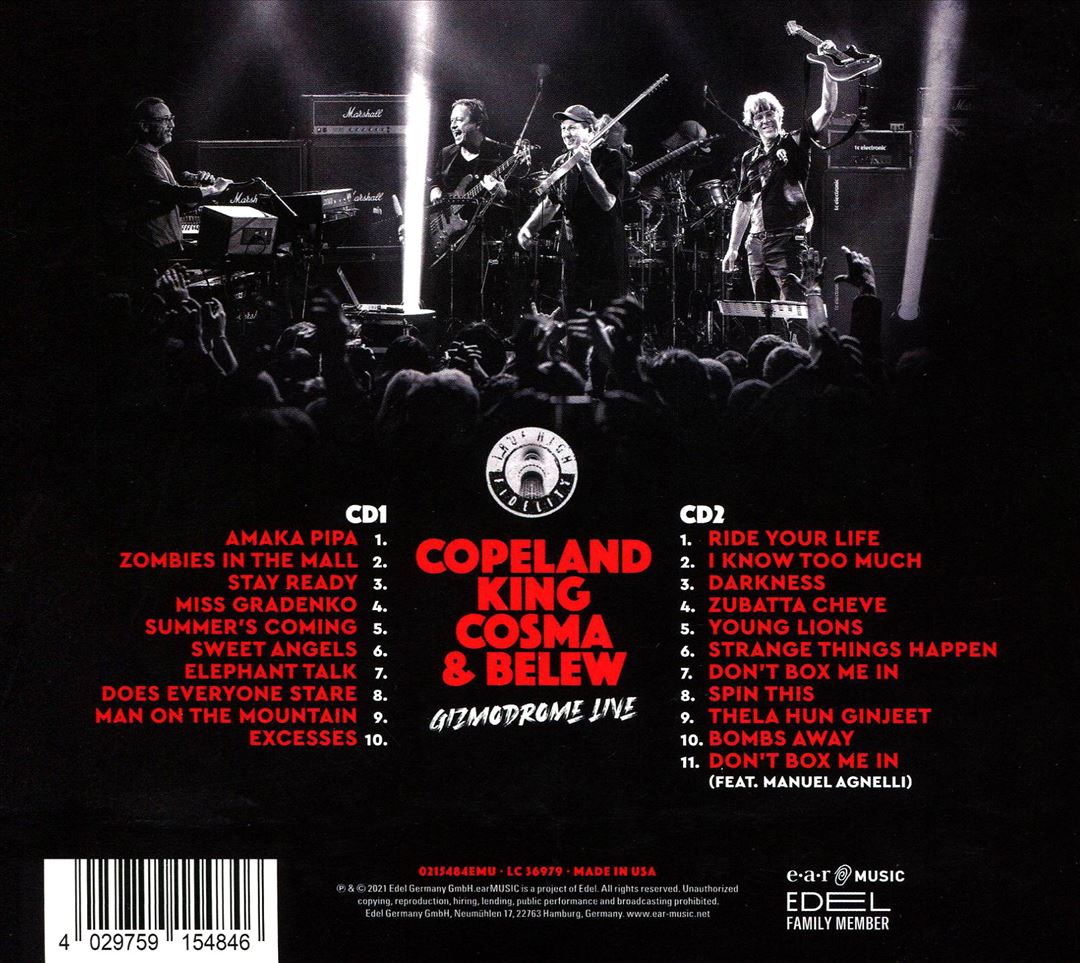 Gizmodrome Live cover art
