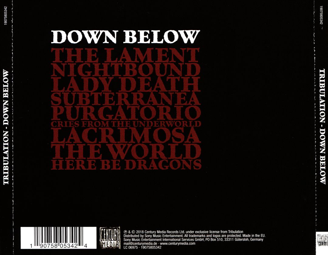 Down Below cover art