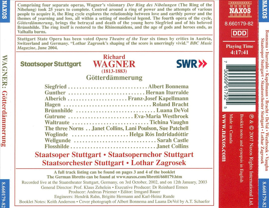 Wagner: Götterdämmerung cover art