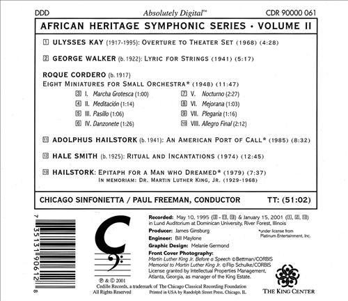 African Heritage Symphonic Series, Vol. 2 cover art