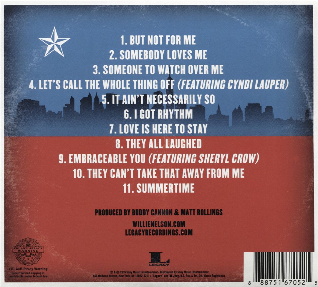 Summertime: Willie Nelson Sings Gershwin cover art