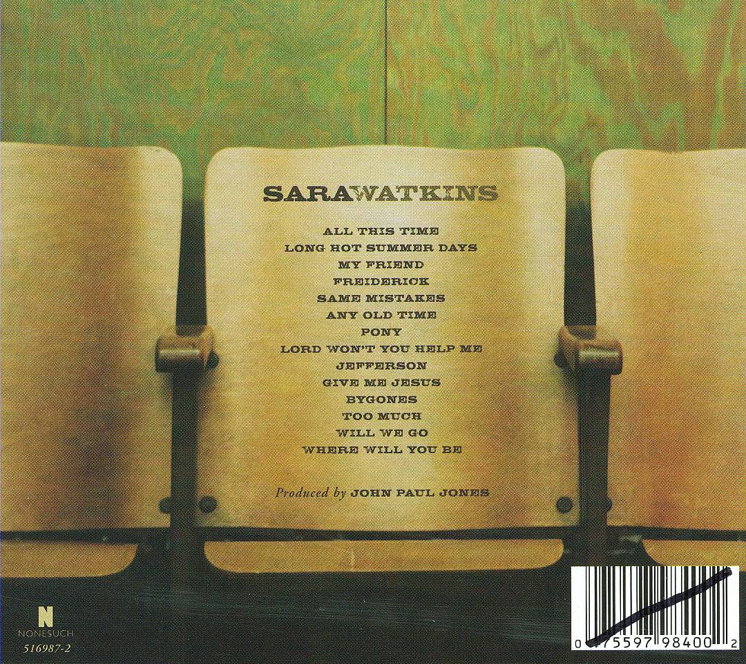Sara Watkins cover art