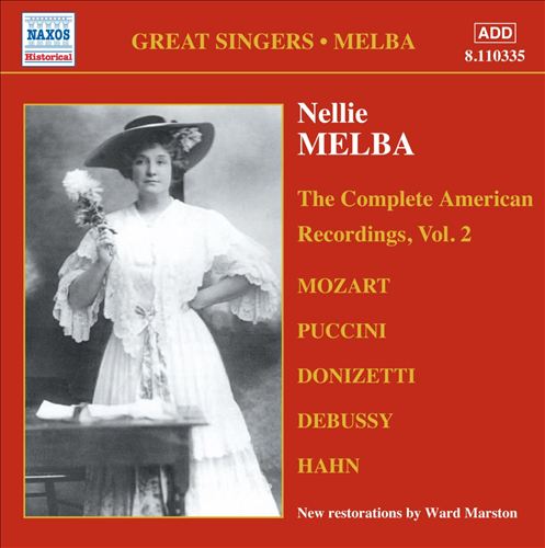 Nellie Melba: The Complete American Recordings, Vol. 2 cover art