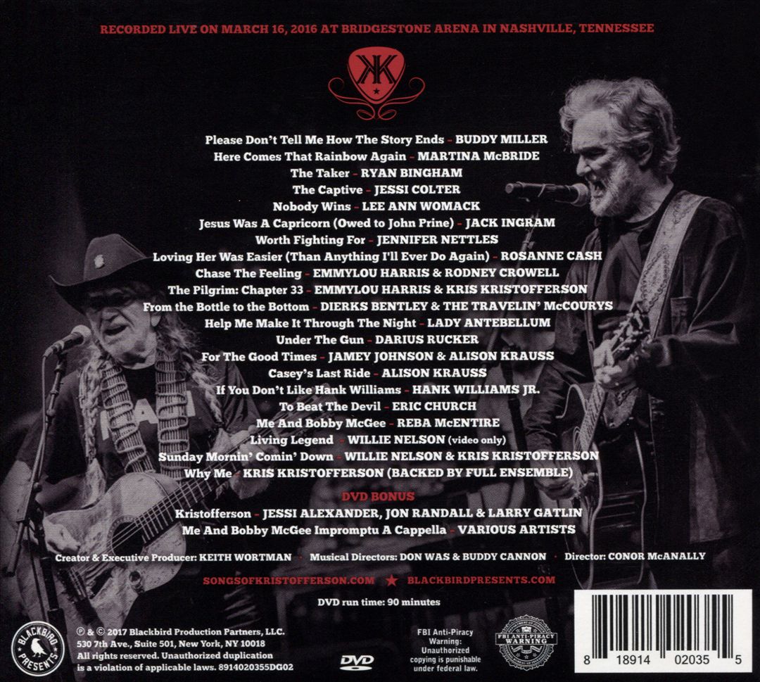 Life & Songs of Kris Kristofferson cover art
