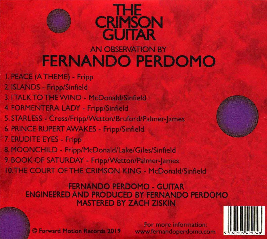 Crimson Guitar: Tribute to King Crimson cover art
