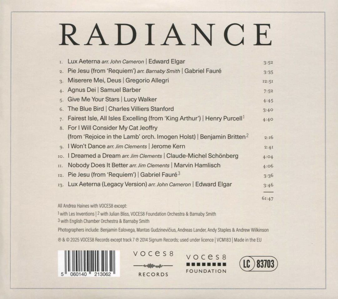 Radiance: The Luminous Voice of Andrea Haines cover art